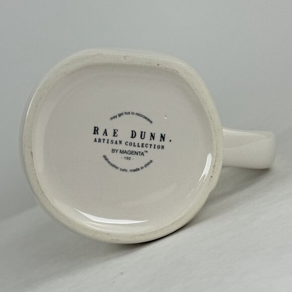 Rae Dunn Artisan Collection Hot Cocoa Mug 16 Oz White Ceramic Red Letters 4.5" - Picture 5 of 9